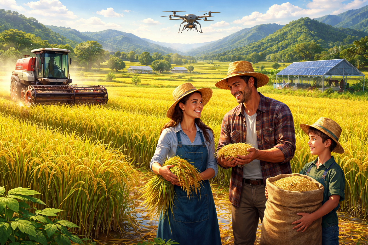Imagem que representa o Plano Safra impulsiona avanços na produção de arroz no Sul